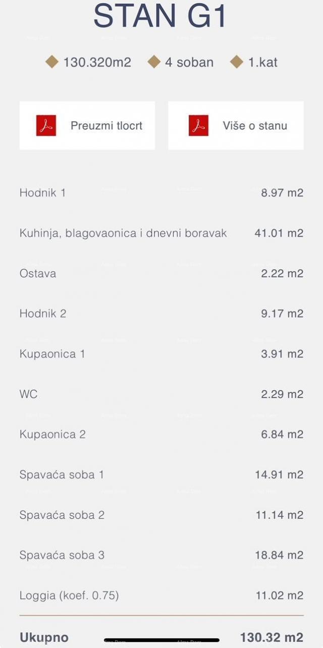 Stan Luksuzni stanovi u centru (smart house apartments), Pula! G1 Blizina škole Tone Peruško. 