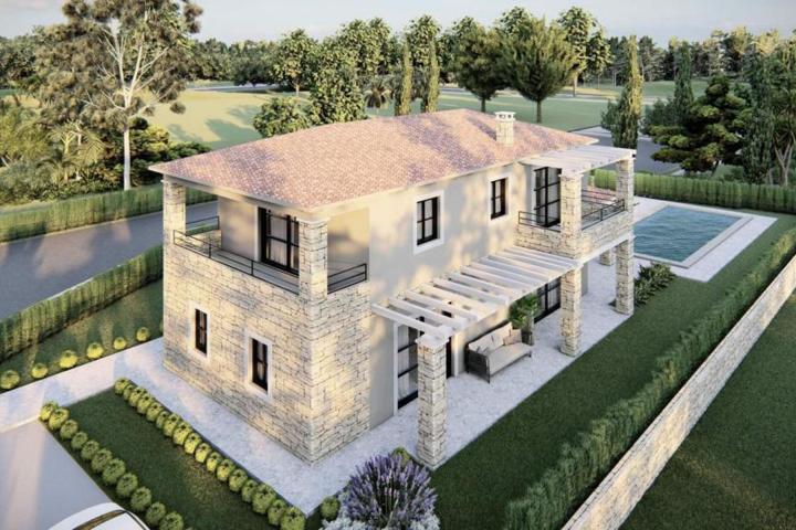 Istra, Višnjan - građevinsko zemljište 893 m2 sa predivnim pogledom na more