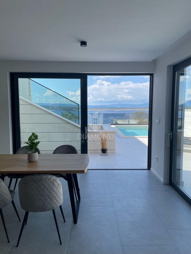 Crikvenica, Luxusapartment mit privatem Pool und wunderschönem Meerblick