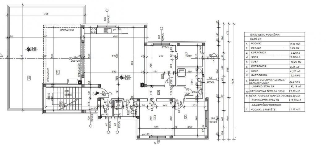 Wohnung Wohnung/Penthouse zum Verkauf in einem neuen Gebäude mit großer Terrasse, Štinjan!