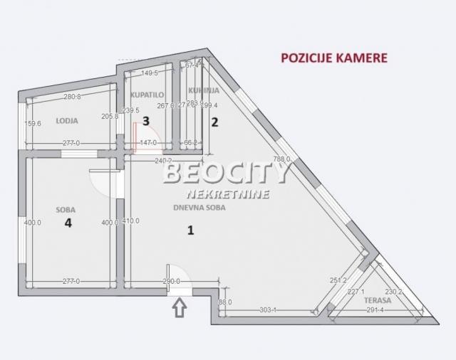 Voždovac, Lekino brdo, Veljka Milićevića, 2. 0, 51m2, 183000EUR