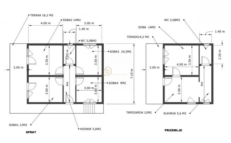 Kuća, 90m2, Sićevo