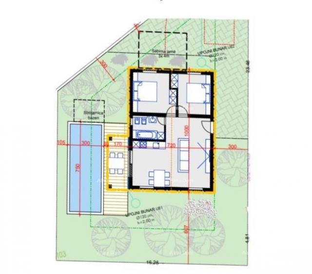 Building land Building plot with project and building permit