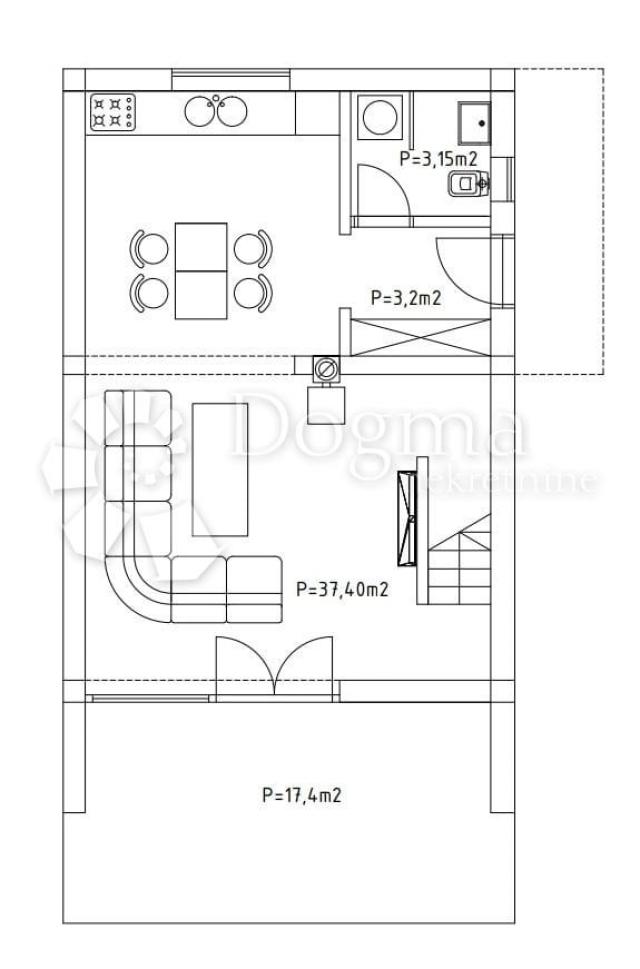 House Donji Oštri Vrh Ozaljski, Ozalj, 100m2