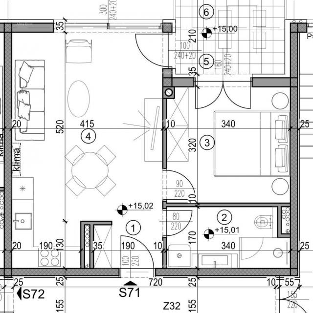 Wohnung Neubauprojekt in Pula! Modernes Apartmenthaus in der Nähe des Stadtzentrums.