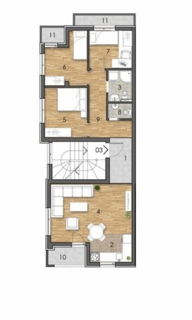 SREMSKA KAMENICA, 70 m2-145. 950€ SA PDV UKNJIZEN