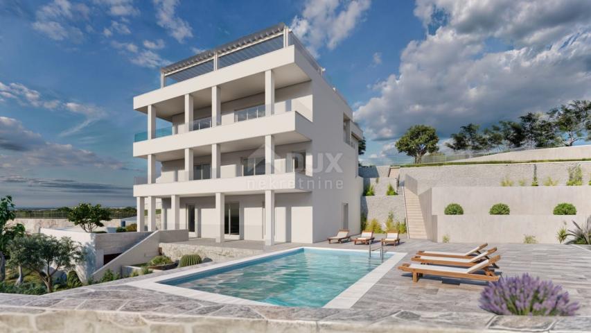 OPATIJA, BREGI - Wohnung 50m2 DB+1S, 1. STOCK mit Panoramablick auf das Meer und Swimmingpool