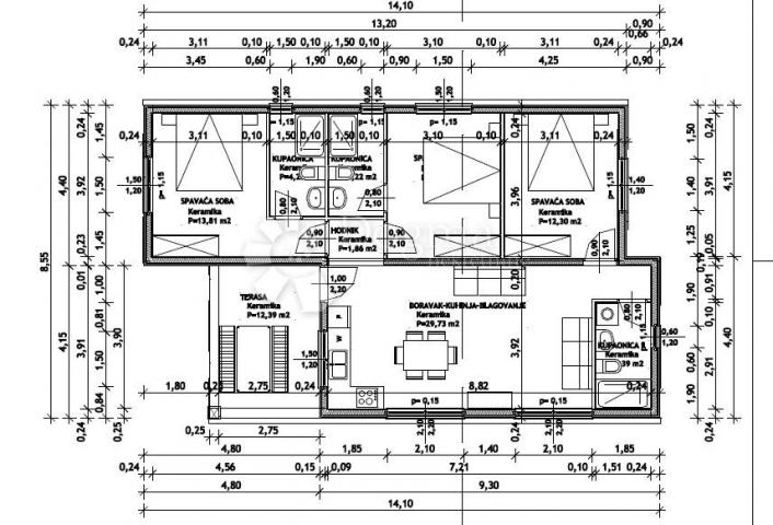 House Kringa, Tinjan, 100m2