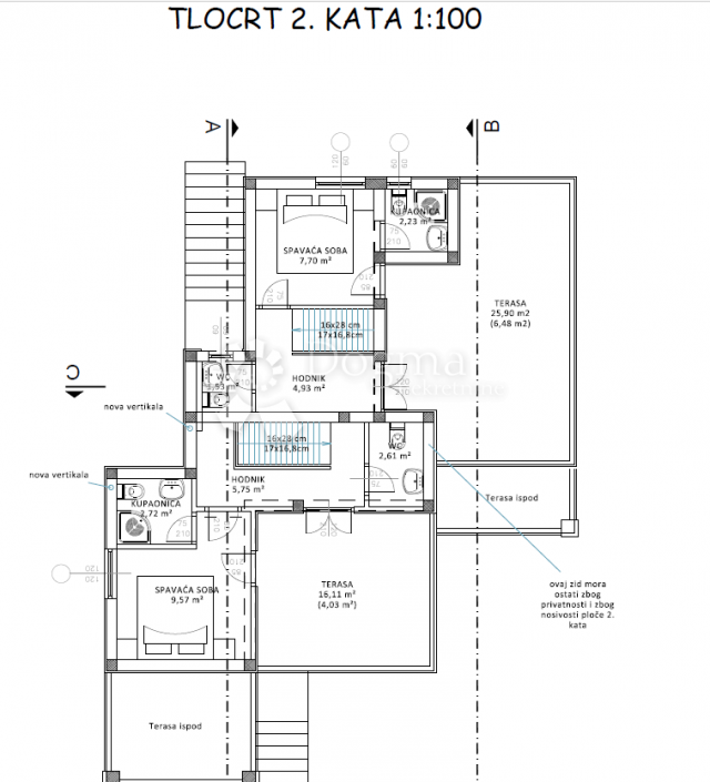 JEZERA MURTER – APARTMAN 400 METARA DO MORA 66 M2 C4 SA PREKRASNIM POGLEDOM NA MORE 