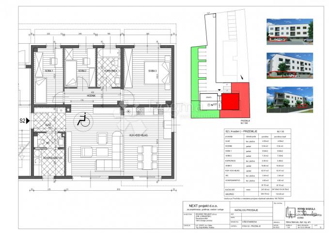 Flat Hrašće Turopoljsko, Novi Zagreb - Zapad, 65,74m2