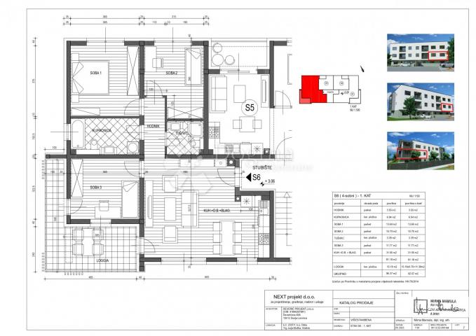 Flat Hrašće Turopoljsko, Novi Zagreb - Zapad, 65,74m2