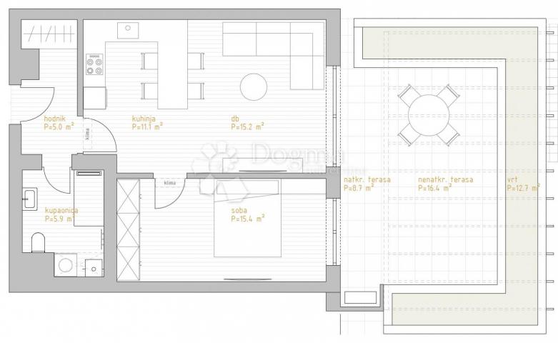 NOVOGRADNJA PREMIUM LIVING RIJEKA -  STAN 4. 0 / 1S+DB