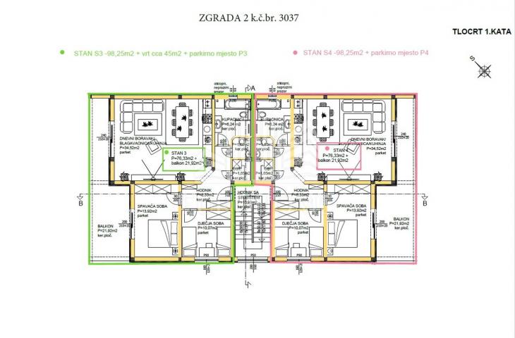 ZADAR -PRIVLAKA, NOVOGRADNJA TOP STANOVI