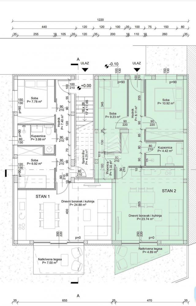  NOVOGRADNJA - VIR, moderan apartman, 64, 89m2