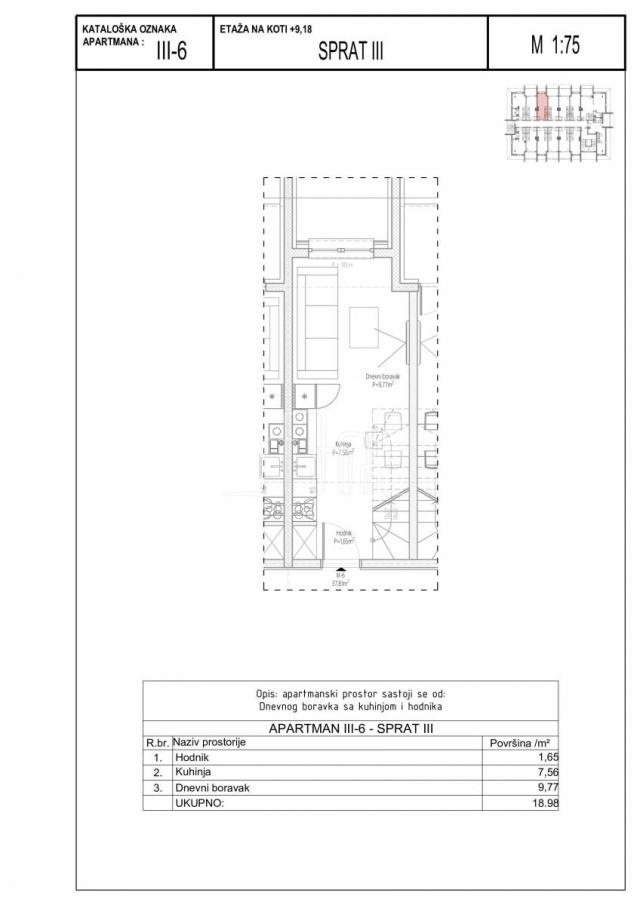 Penthouse apartmani sa jednom spavaćom Bjelašnica NOVOGRADNJA