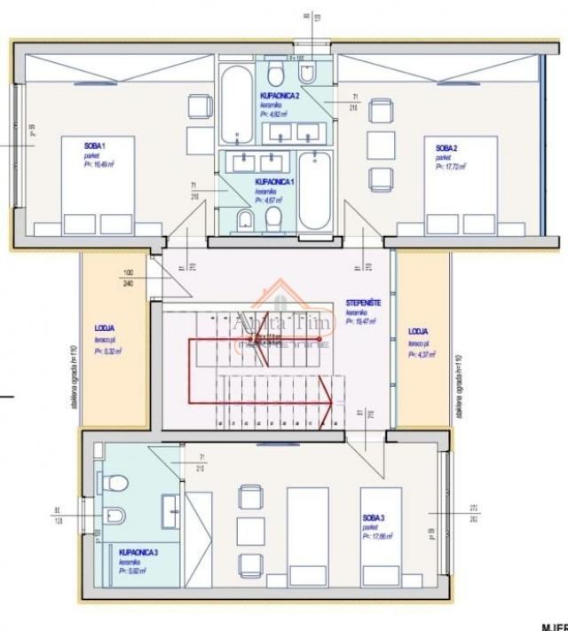 Trogir-Arbanija - građevinsko zemljište sa projektom