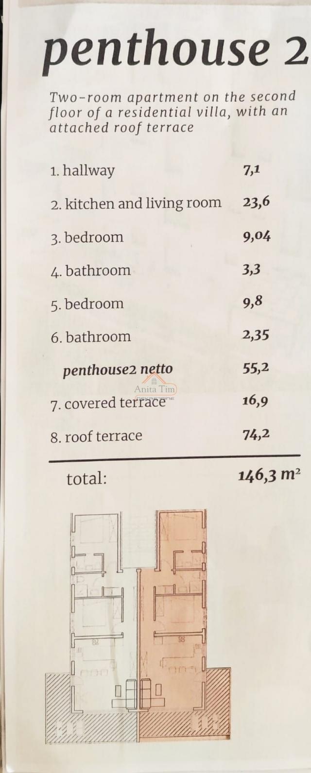 Trogir - Čiovo PENTHOUSE, POGLED NA MORE