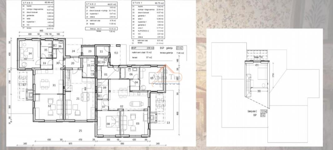 Šibenik - PROJEKT sa 5 vila na parceli od 21000m2