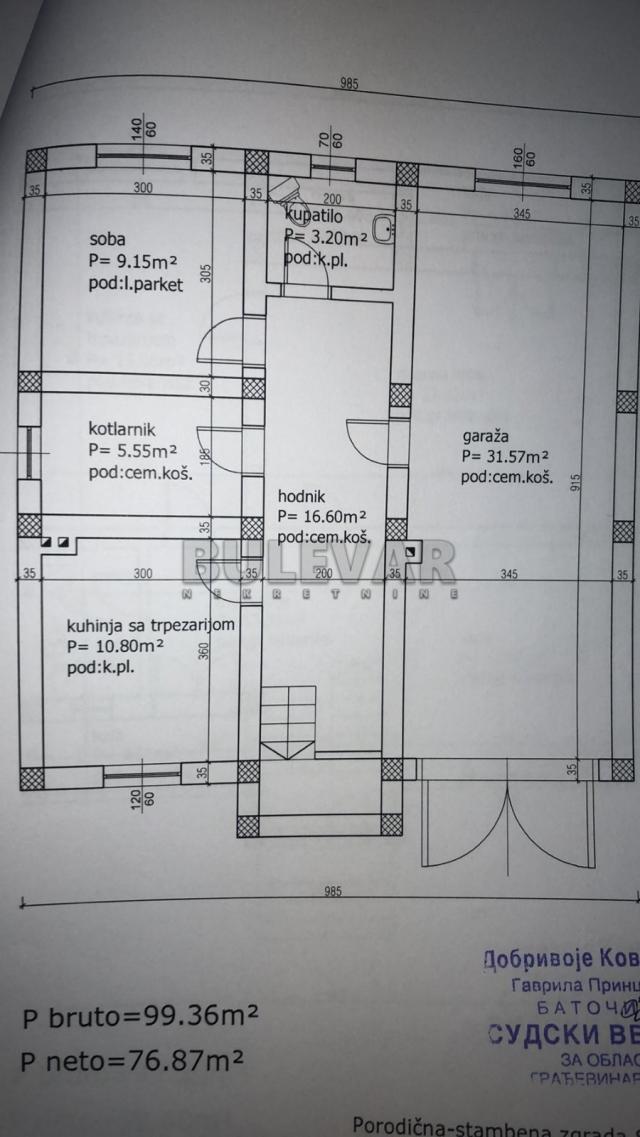 Kuća u Erdogliji,  površina  320 m2