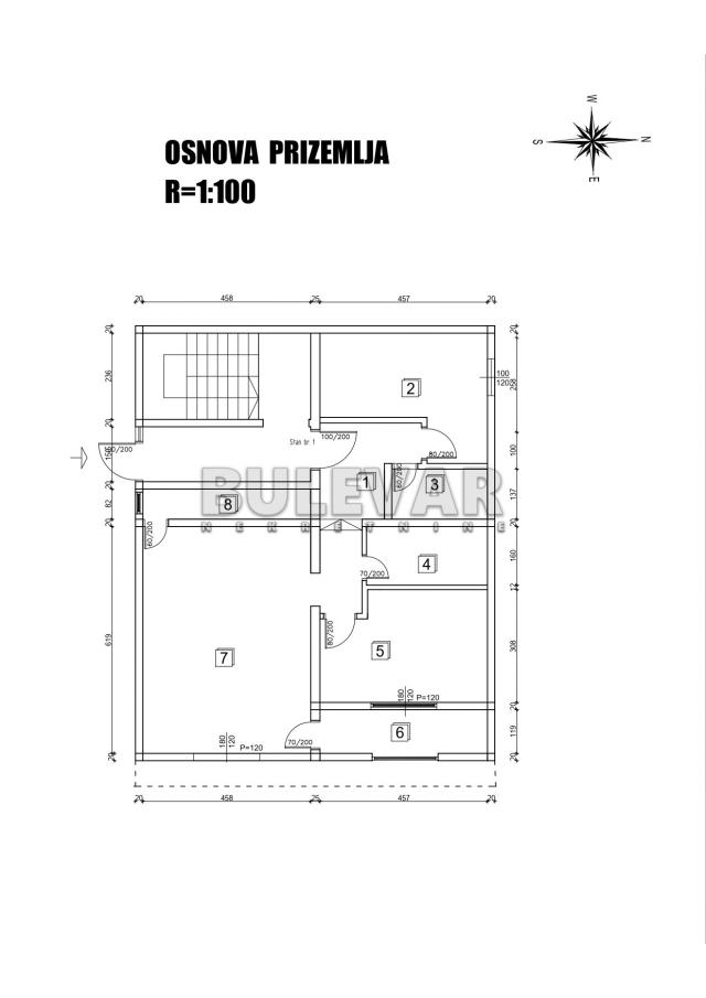 2. 5 stan u izgradnji sa visokokvalitetnim materijalima, Palilula