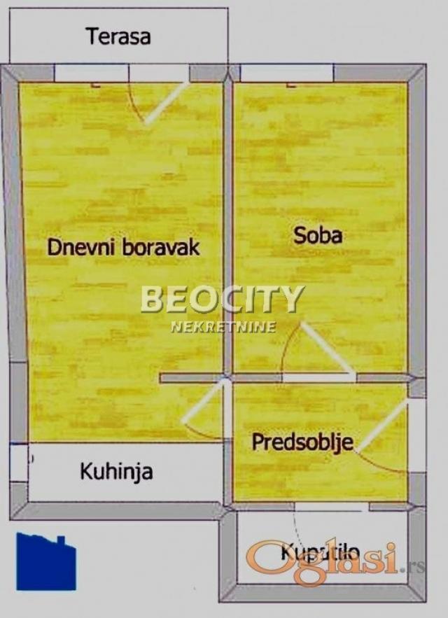 Novi Sad, Podbara, Tekelijina , 2. 0, 42m2, 107100EUR