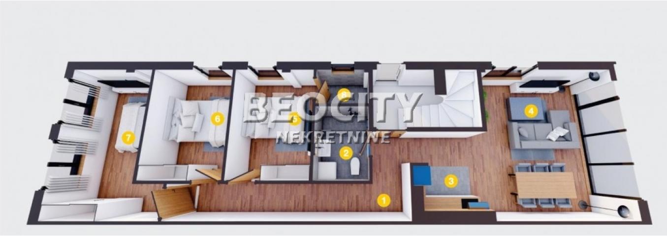 Novi Sad, Telep, Subotička , 4. 0, 77m2, 202200EUR