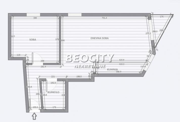 Palilula, Krnjača, Grge Andrijanovića ulica 2. , 2. 0, 58m2, 72000EUR