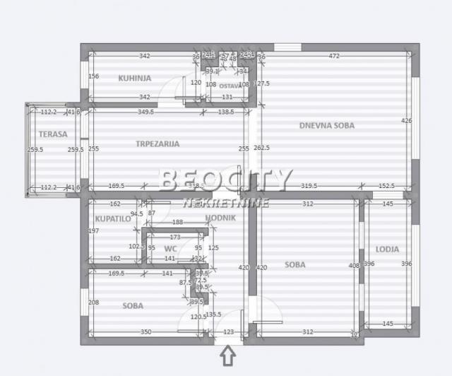 Zvezdara, Mirijevo, Koste Nađa, 3. 5, 76m2, 137000EUR