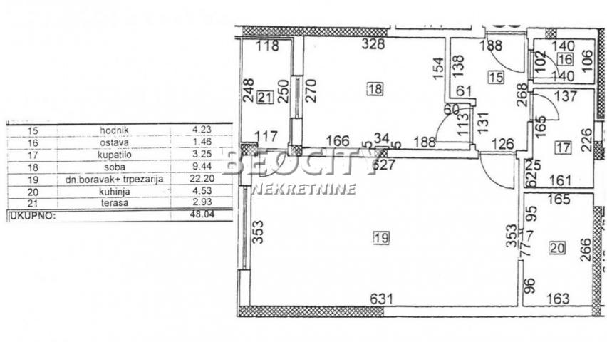 Novi Sad, Nova Detelinara, Hadži Ruvimova, 2. 0, 48m2, 115000EUR