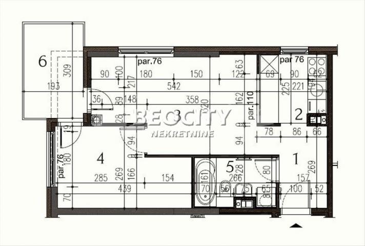 Novi Beograd, Tošin bunar, Petra Kočića, 2. 0, 46m2, 200000EUR