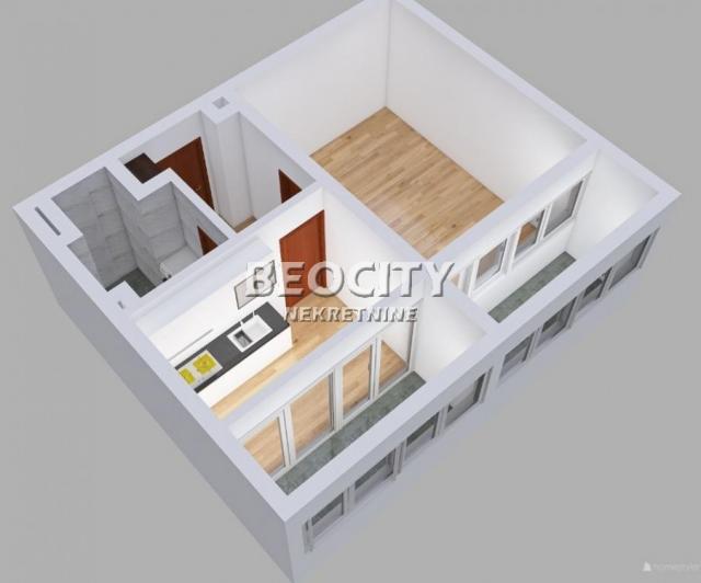 Novi Beograd, Blok 45, Dr Ivana Ribara, 1. 0, 46m2, 130000EUR