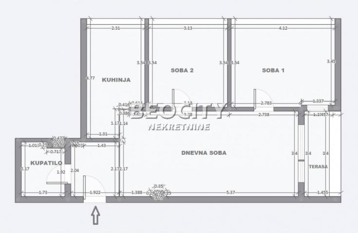 Grocka, Kaluđerica, Bulevar revolucije, 2. 5, 68m2, 85000EUR