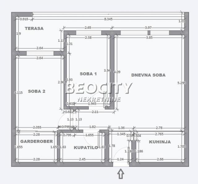 Zvezdara, Kluz, Bulevar kralja Aleksandra, 3. 0, 67m2, 270000EUR