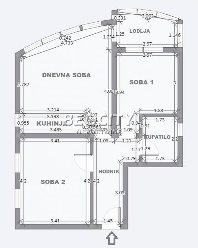 Voždovac, Vojvode Vlahovića, Miodraga Živanova , 3. 0, 63m2, 126000EUR