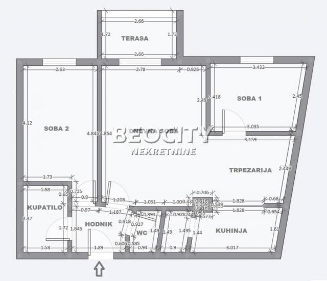 Novi Sad, Petrovaradin, Preradovićeva, 3. 0, 63m2, 122850EUR