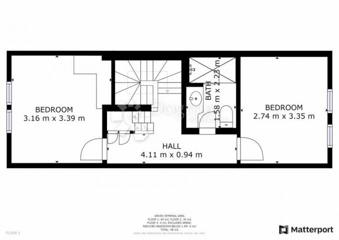 Prodaja stana Centar, 2S+DB, 102 m2