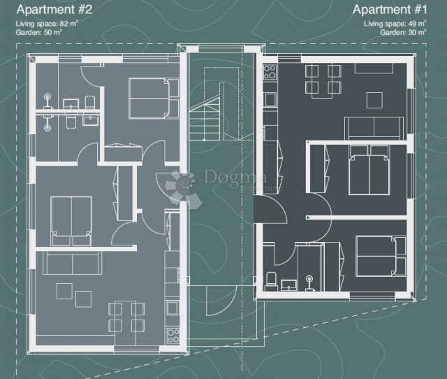 Apartment Pakoštane, 49m2