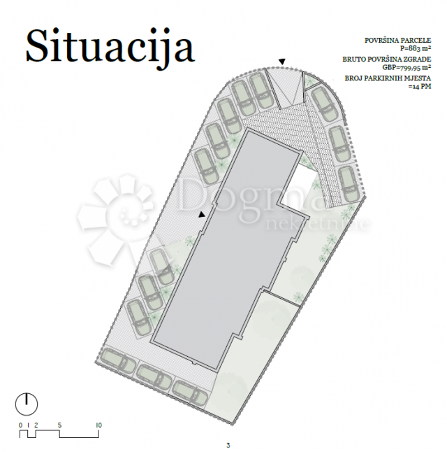 VODICE NOVI ODLIČAN STAN  NA DRUGOM KATU  S6 99, 63 M2