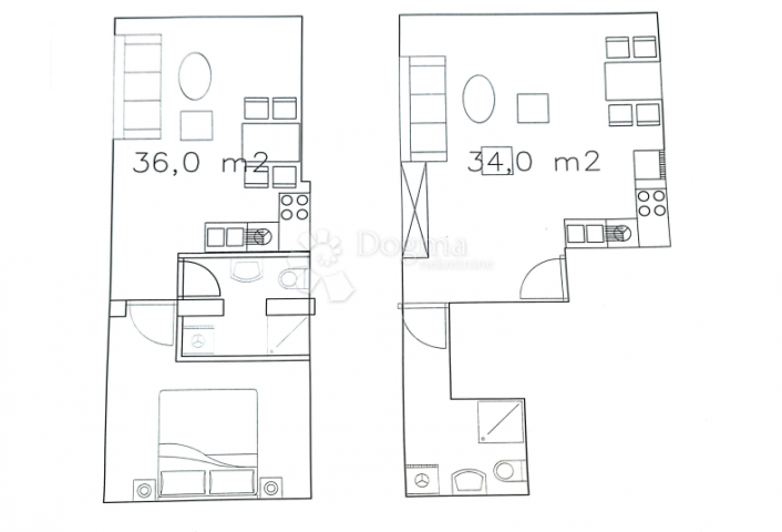 Flat Firule, Split, 73,77m2