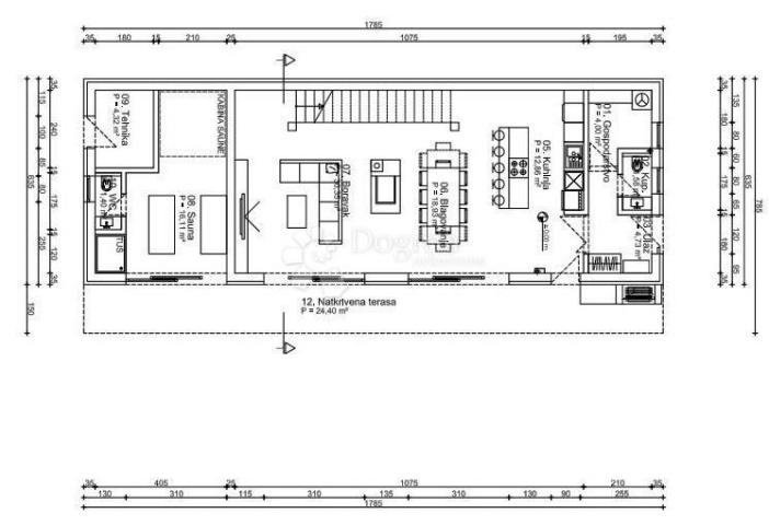 ŠIŠAN – luksuzna vila, otvoren pogled na Cres i Lošinj