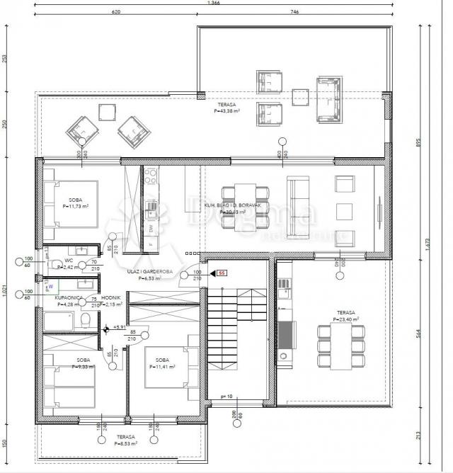 Wohnung Okrug Gornji, Okrug, 153,99m2