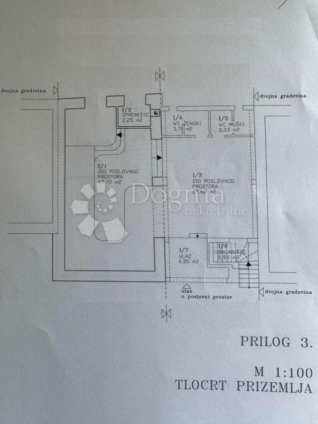 Business premise Senj, 96m2