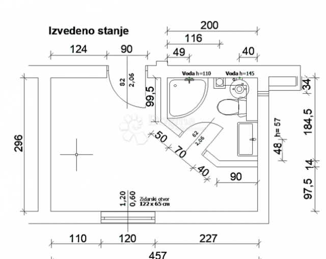 Flat Kaštanjer, Pula, 53,60m2