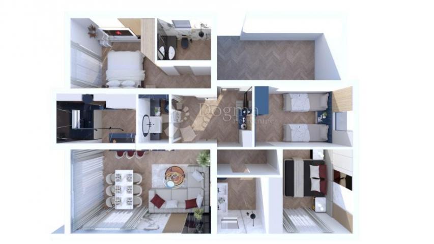 Flat Kožino, Zadar - Okolica, 116,32m2