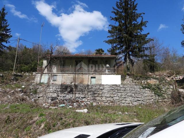 OPATIJA, IČIĆI, POLJANE- građevinsko zemljište 4400m2 S GRAĐEVNOM DOZVOLOM!!! i s pogledom na more +