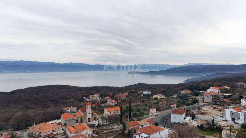 INSEL KRK, RISIKA - Baugrundstück mit offenem Meerblick