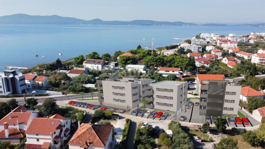 ZADAR, SUKOŠAN, Apartment mit 2 Schlafzimmern und Badezimmern in einem herrlichen Neubau mit Meerbli