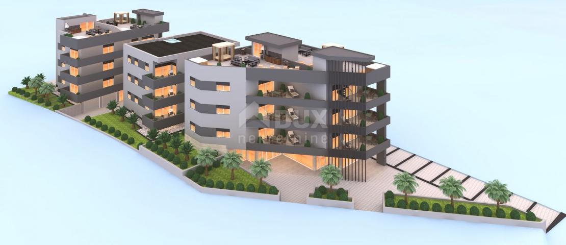 ZADAR, SUKOŠAN, 2 bedroom + bathroom apartment in a superb new building with a sea view