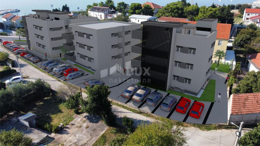 ZADAR, SUKOŠAN, 2 bedroom + bathroom apartment in a superb new building with a sea view