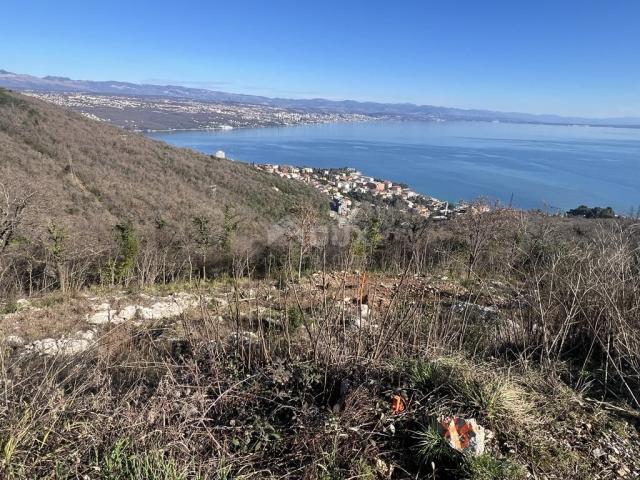 OPATIJA , KOLAVIĆI- građ. zemljište, 1017 m2, PANORAMSKI POGLED NA MORE!!!